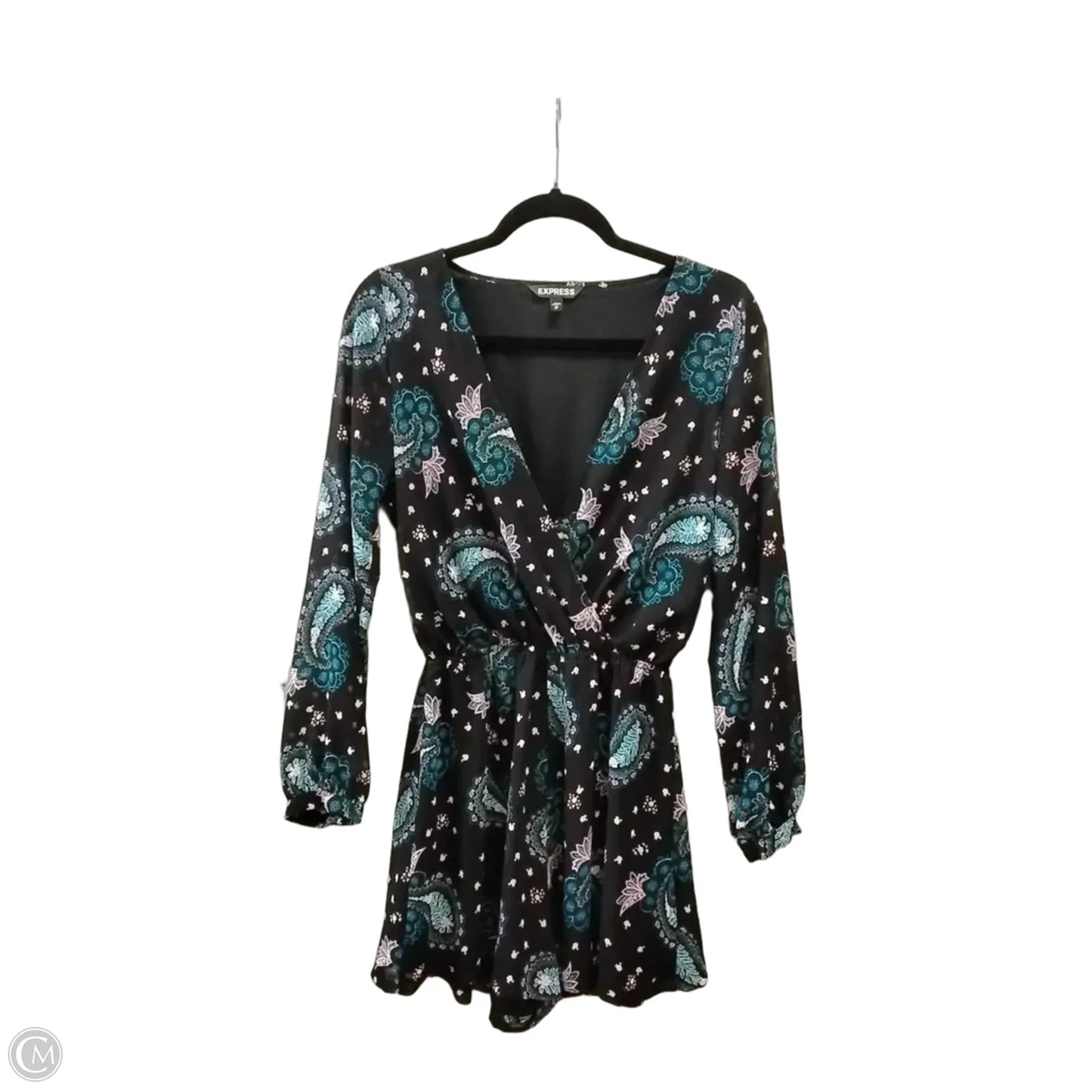 Romper By Express In Paisley Print, Size: 2