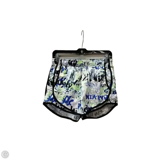 Athletic Shorts By Calvin Klein In Purple & White, Size: S