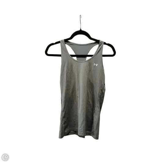 Athletic Tank Top By Under Armour In Grey, Size: S