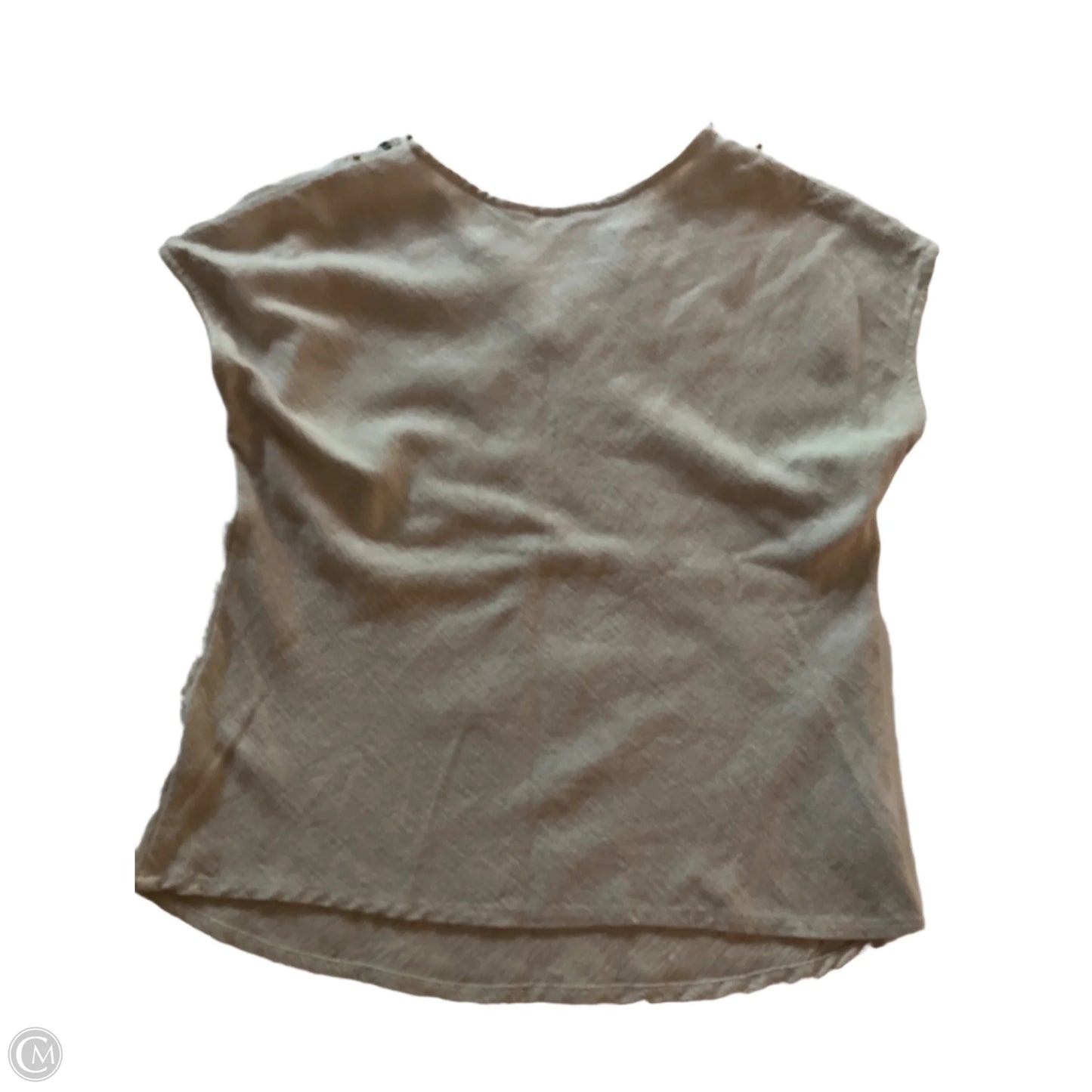 Top Sleeveless By White Stag In Cream, Size: M