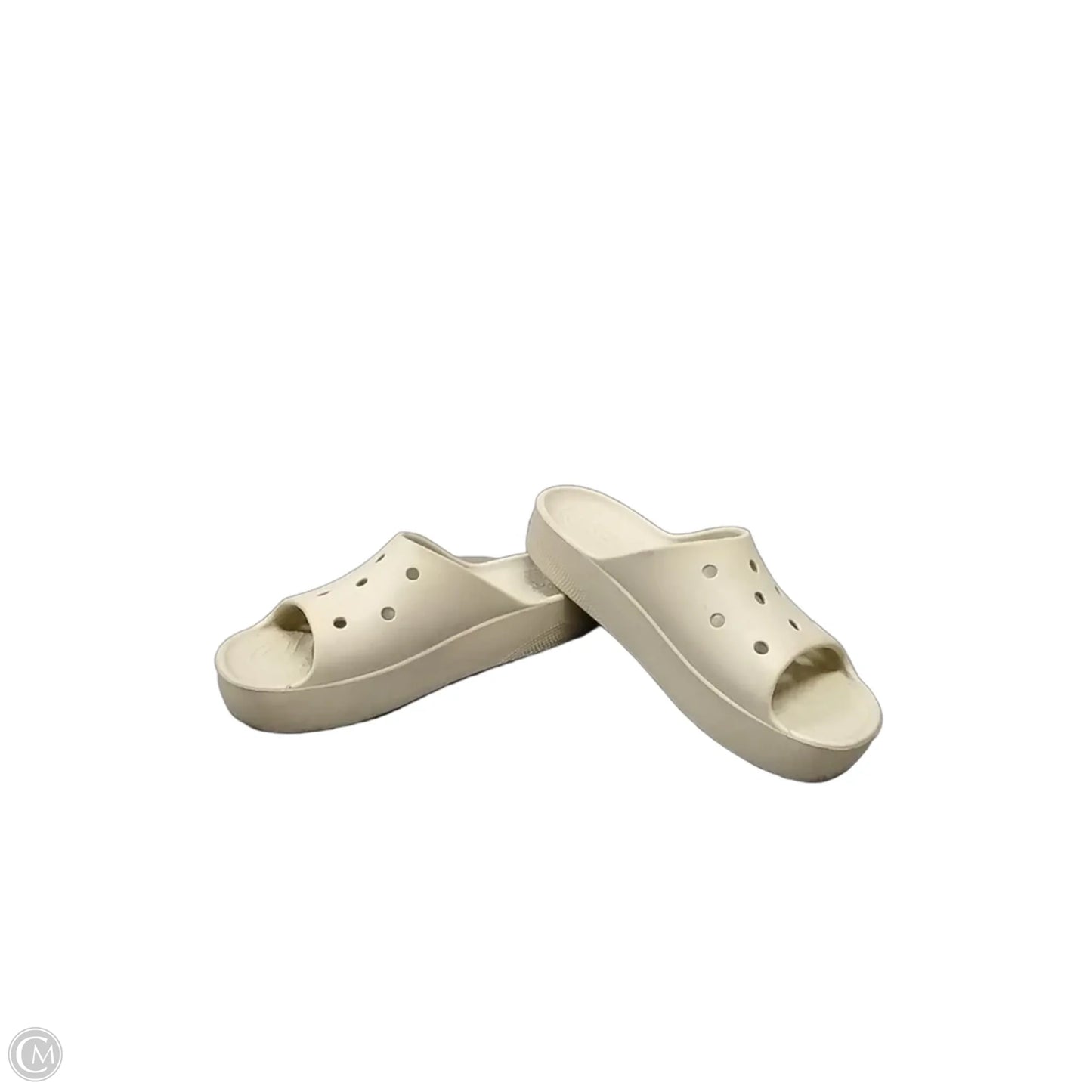 Sandals Sport By Crocs In Cream, Size: 10