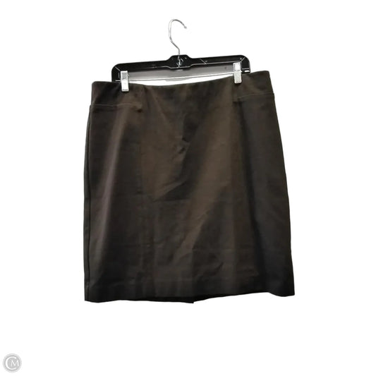Skirt Midi By J. Jill In Brown, Size: 14