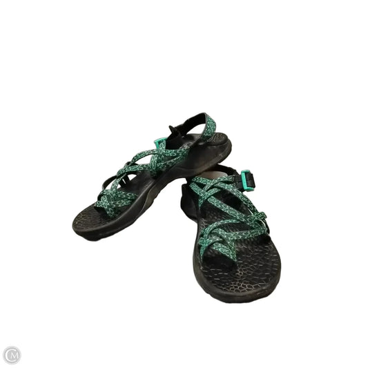 Sandals Sport By Chacos In Black & Green, Size: 8