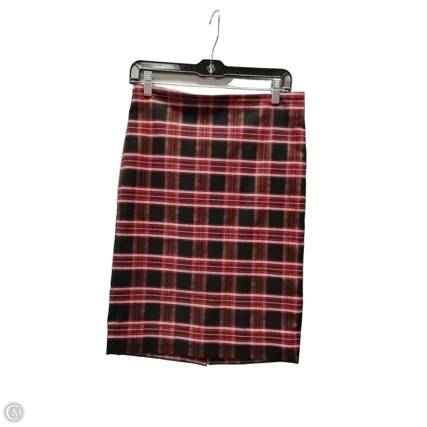 Skirt Midi By Attyre In Checkered Pattern, Size: 4