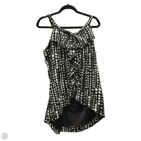 Blouse Sleeveless By White House Black Market In Polkadot Pattern, Size: M