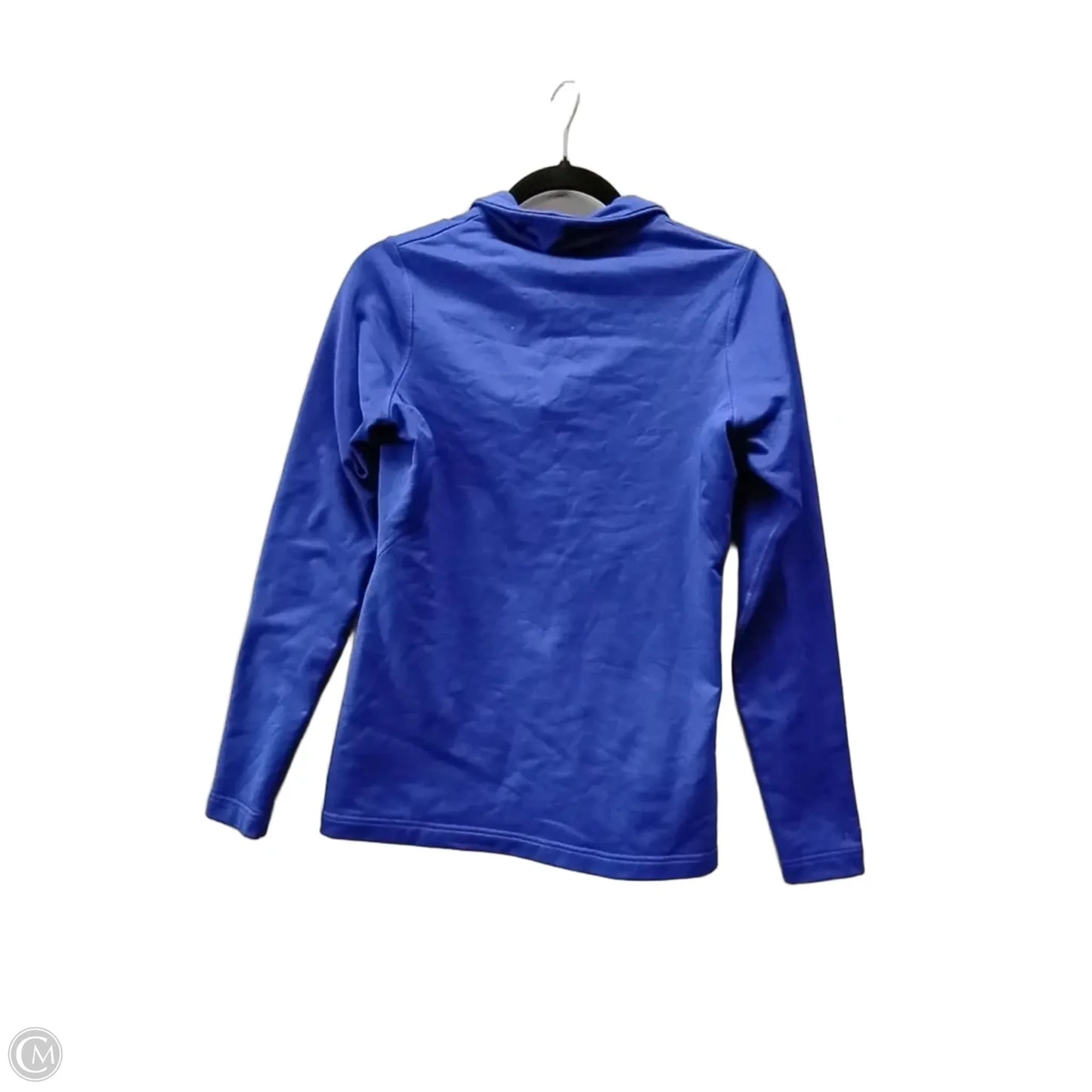 Athletic Sweatshirt Collar By Nike In Blue, Size: M