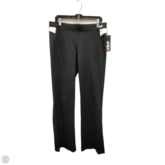 Athletic Pants By Fila In Black, Size: L