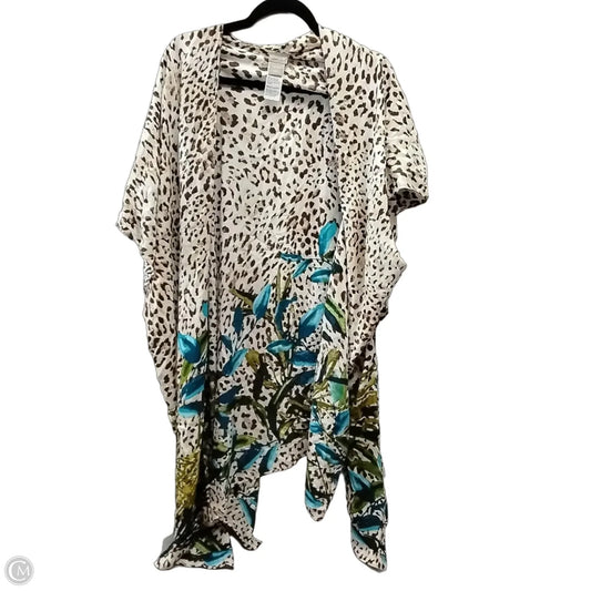 Shawl By Chicos In Animal Print, Size: Os