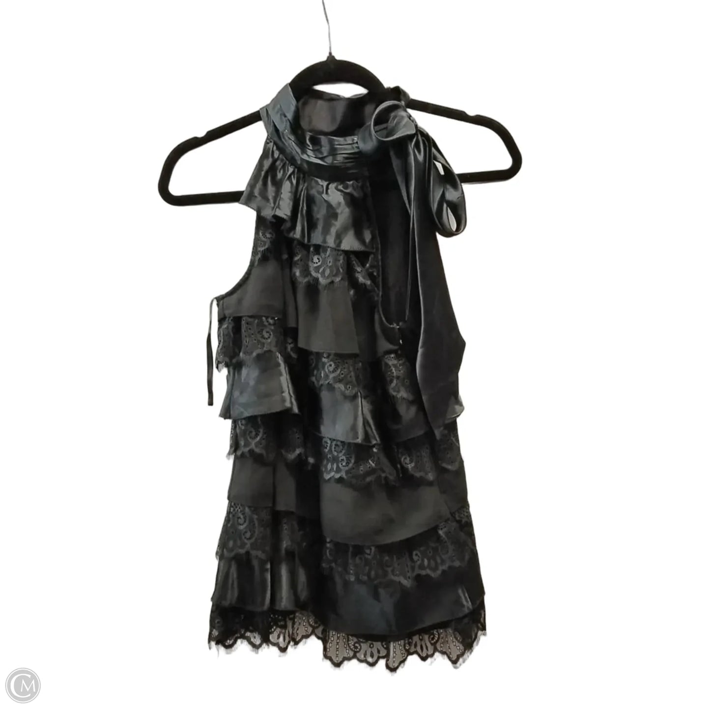 Blouse Sleeveless By White House Black Market In Black, Size: Xs