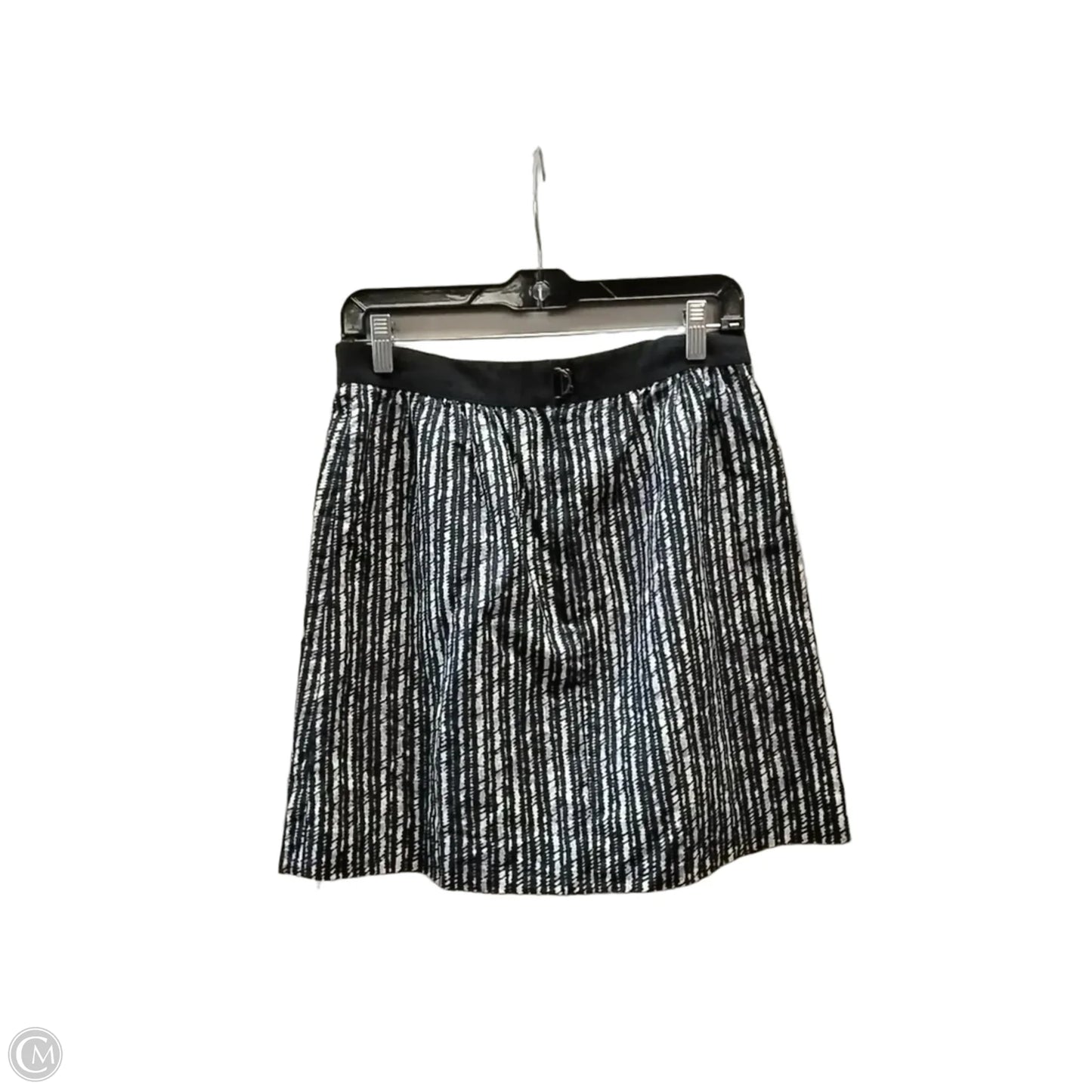 Skirt Mini & Short By Loft In Striped Pattern, Size: 6