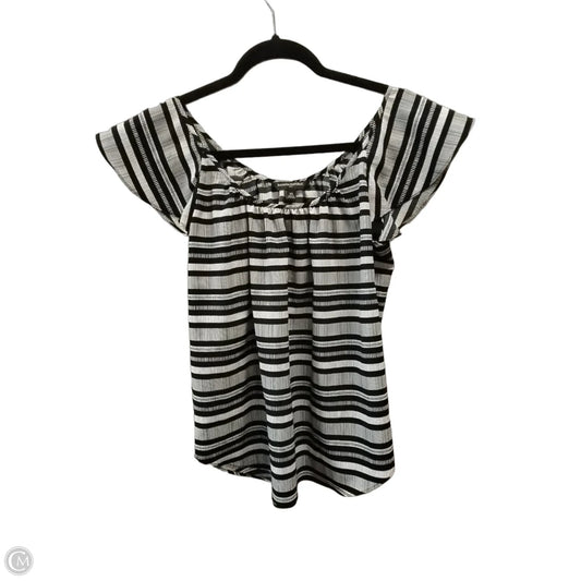 Blouse Sleeveless By Banana Republic In Striped Pattern, Size: Xs