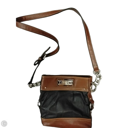 Crossbody Leather By Chaps, Size: Small