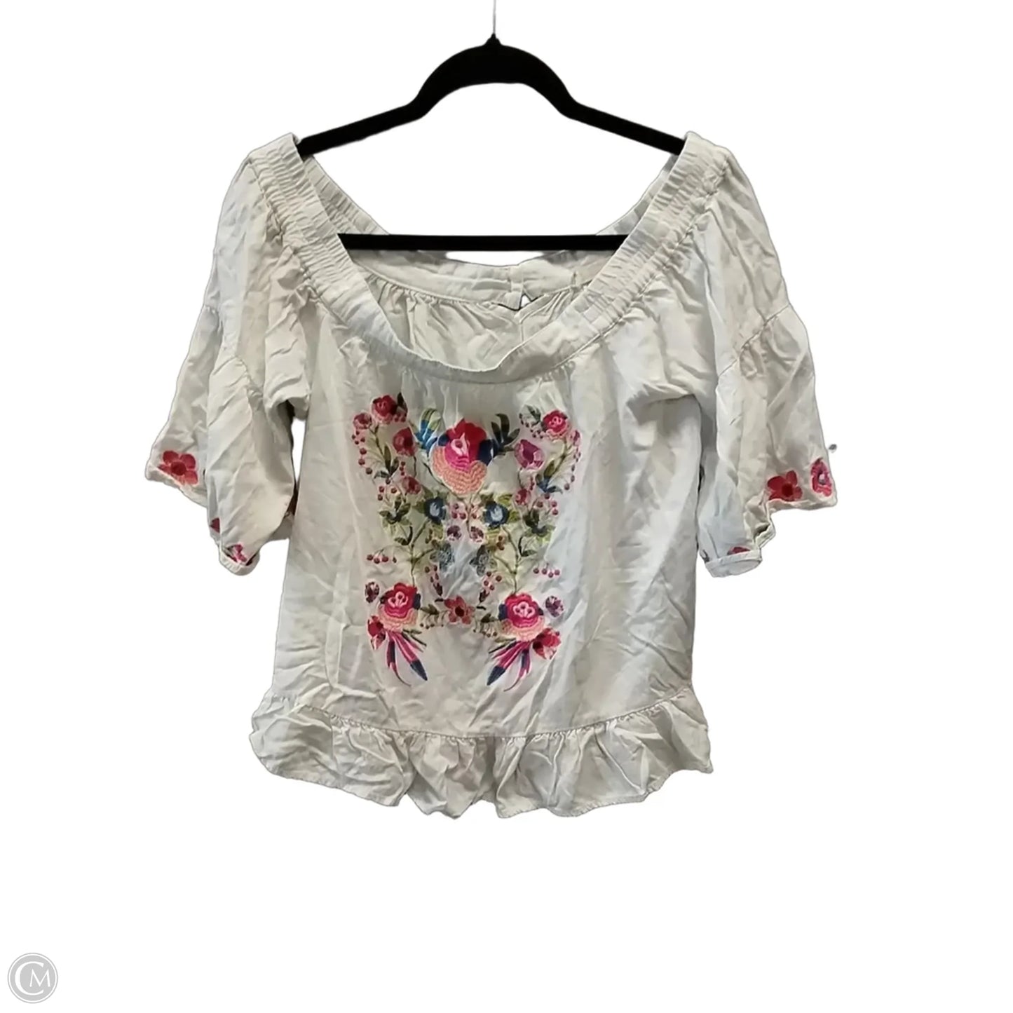 Top Short Sleeve By Altard State In White, Size: M