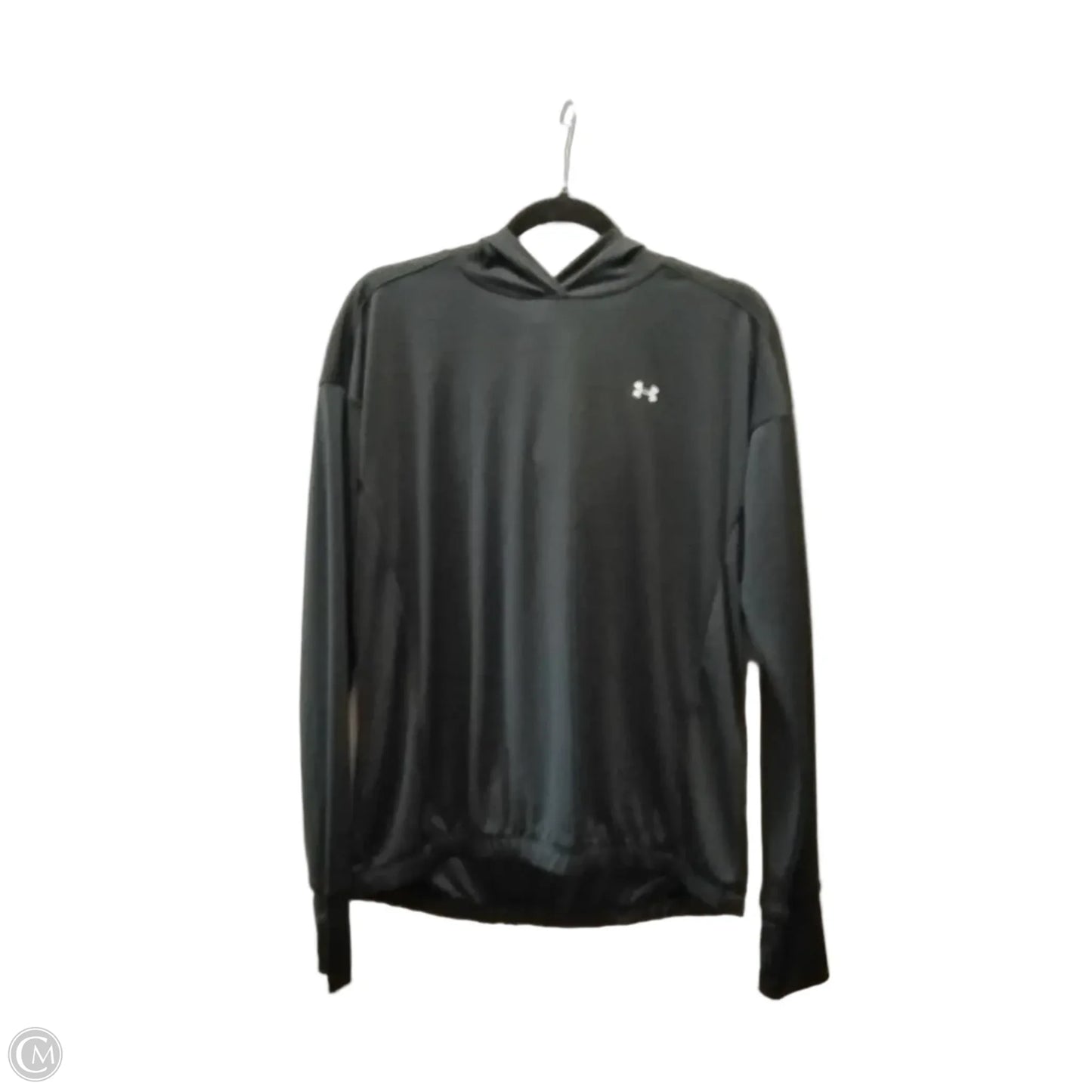 Athletic Sweatshirt Hoodie By Under Armour In Black, Size: M