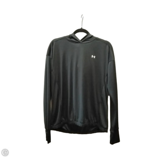 Athletic Sweatshirt Hoodie By Under Armour In Black, Size: M