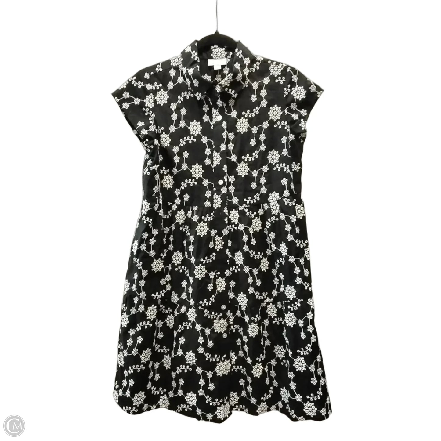 Dress Casual Short By J. Jill In Black & White, Size: 2