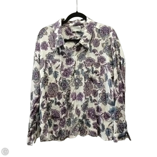 Top Long Sleeve By Dear John In Floral Print, Size: M