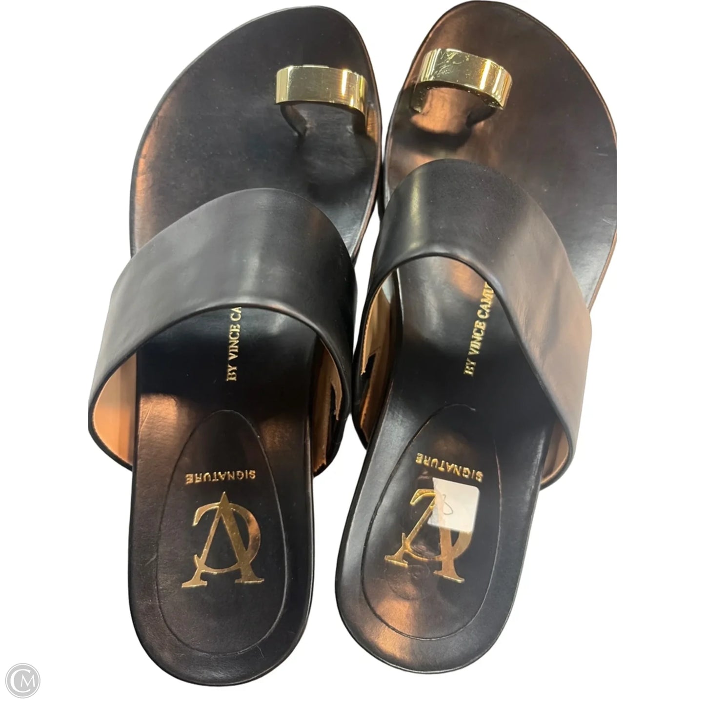 Sandals Flats By Vince Camuto In Black, Size: 8