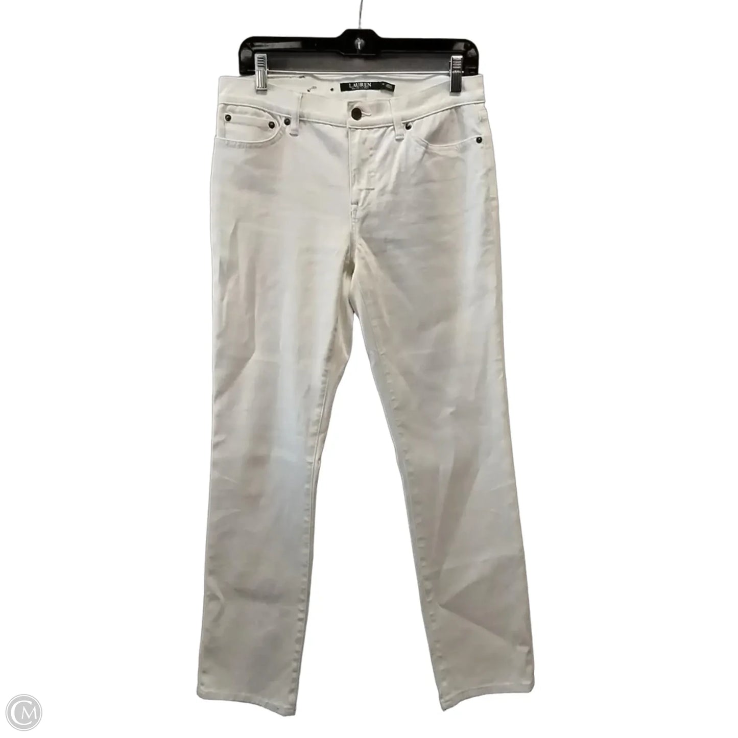 Jeans Boot Cut By Lauren By Ralph Lauren In White, Size: 6