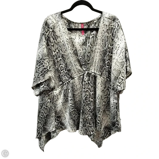 Shawl By Ruby Ribbon In Snakeskin Print, Size: Os