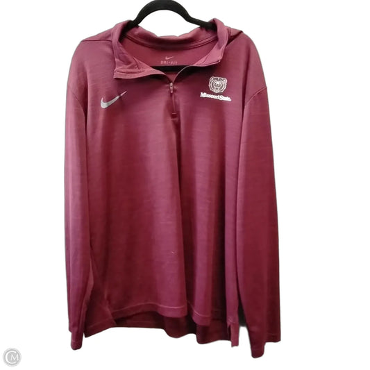 Top Long Sleeve By Nike Apparel In Purple, Size: Xxl