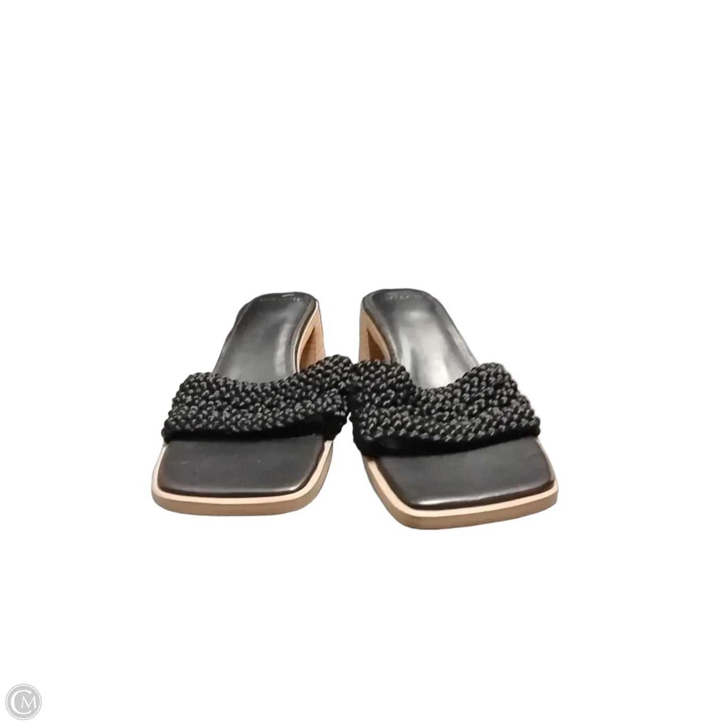 Sandals Heels Block By Marc Fisher In Black, Size: 9.5