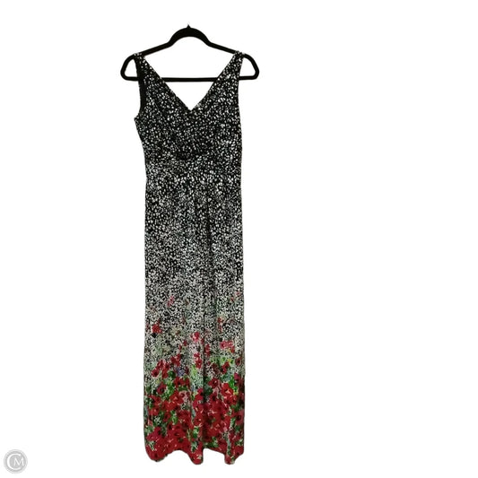 Dress Casual Maxi By Chaps In Floral Print, Size: 2