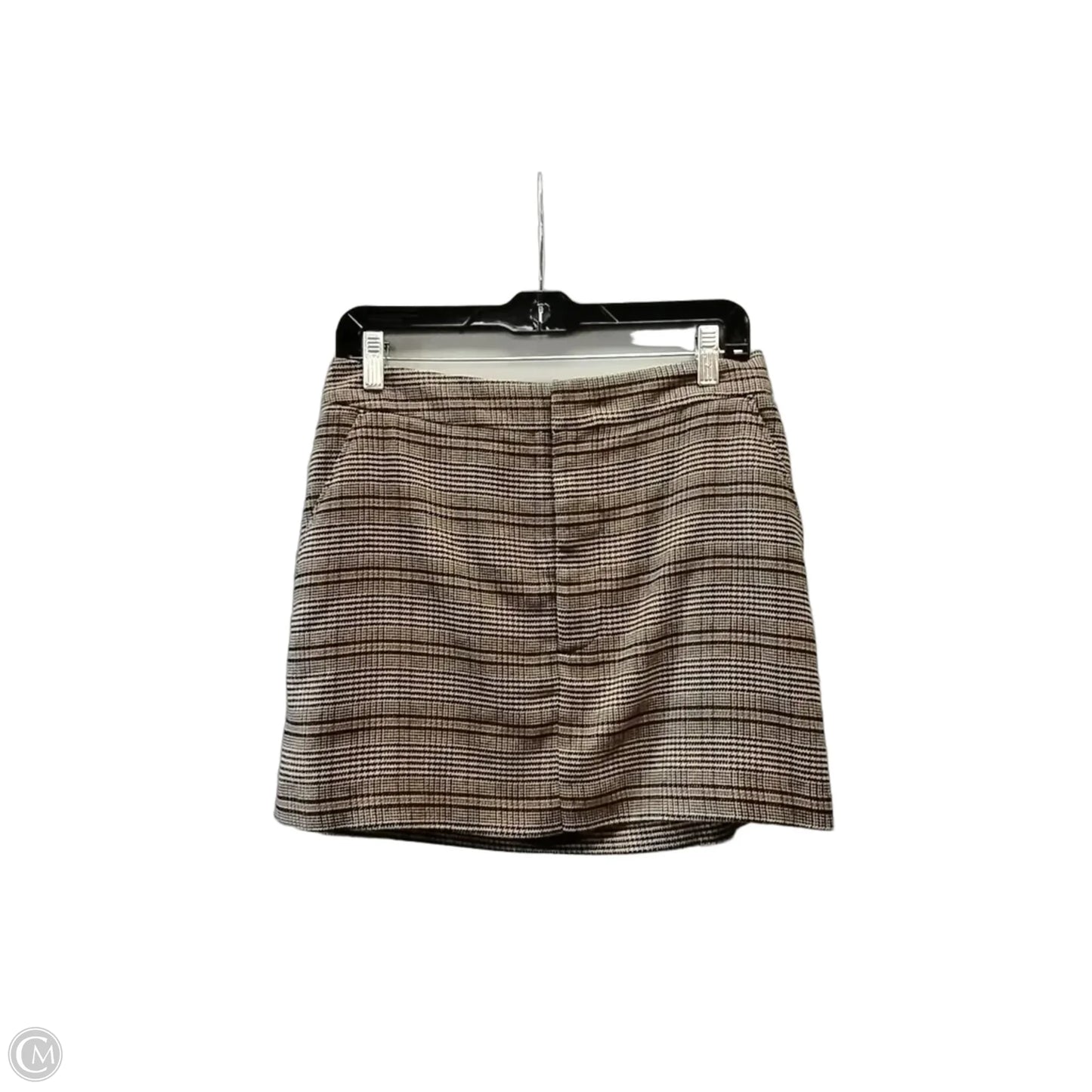 Skort By Abercrombie And Fitch In Plaid Pattern, Size: 8