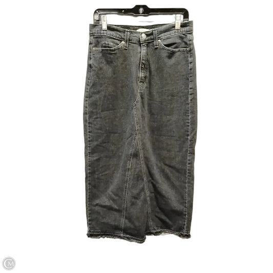 Skirt Maxi By Levis Signature In Black, Size: 4