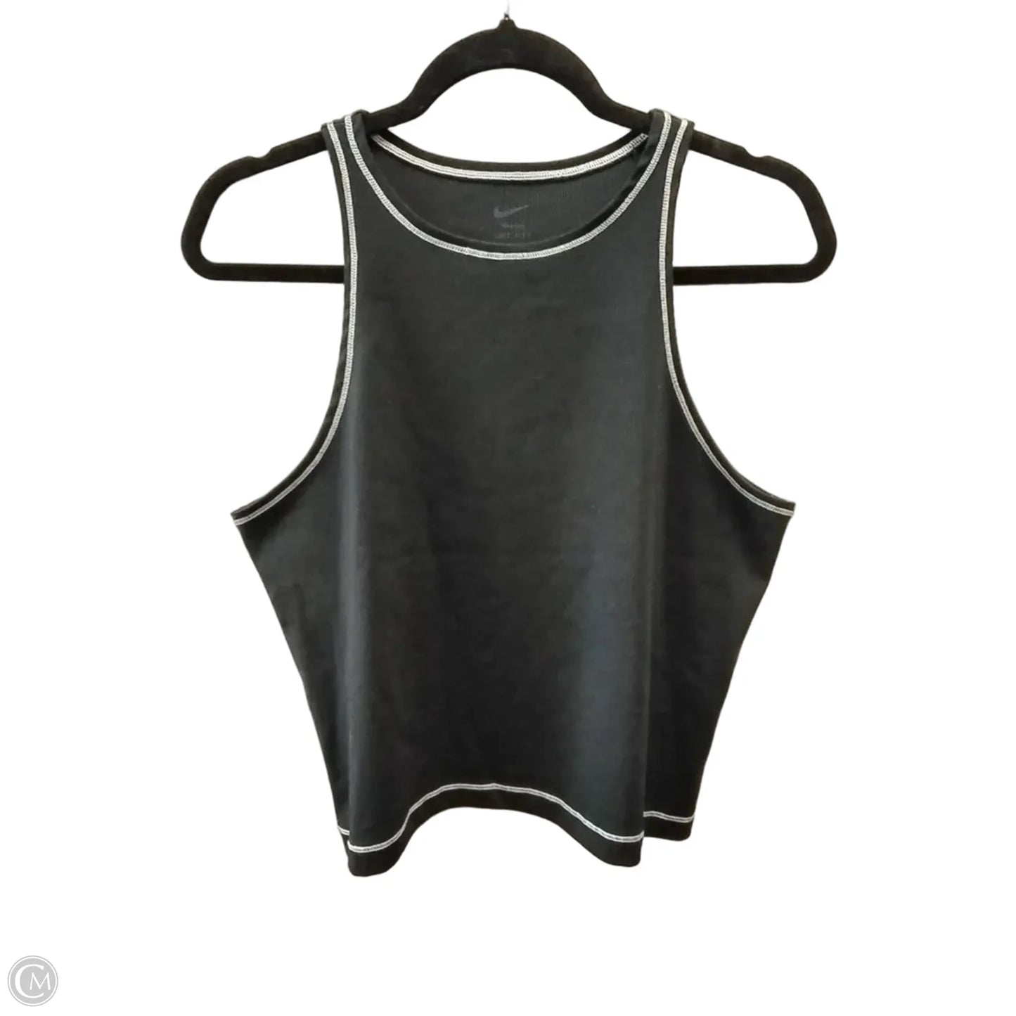 Athletic Tank Top By Nike Apparel In Black, Size: Xl
