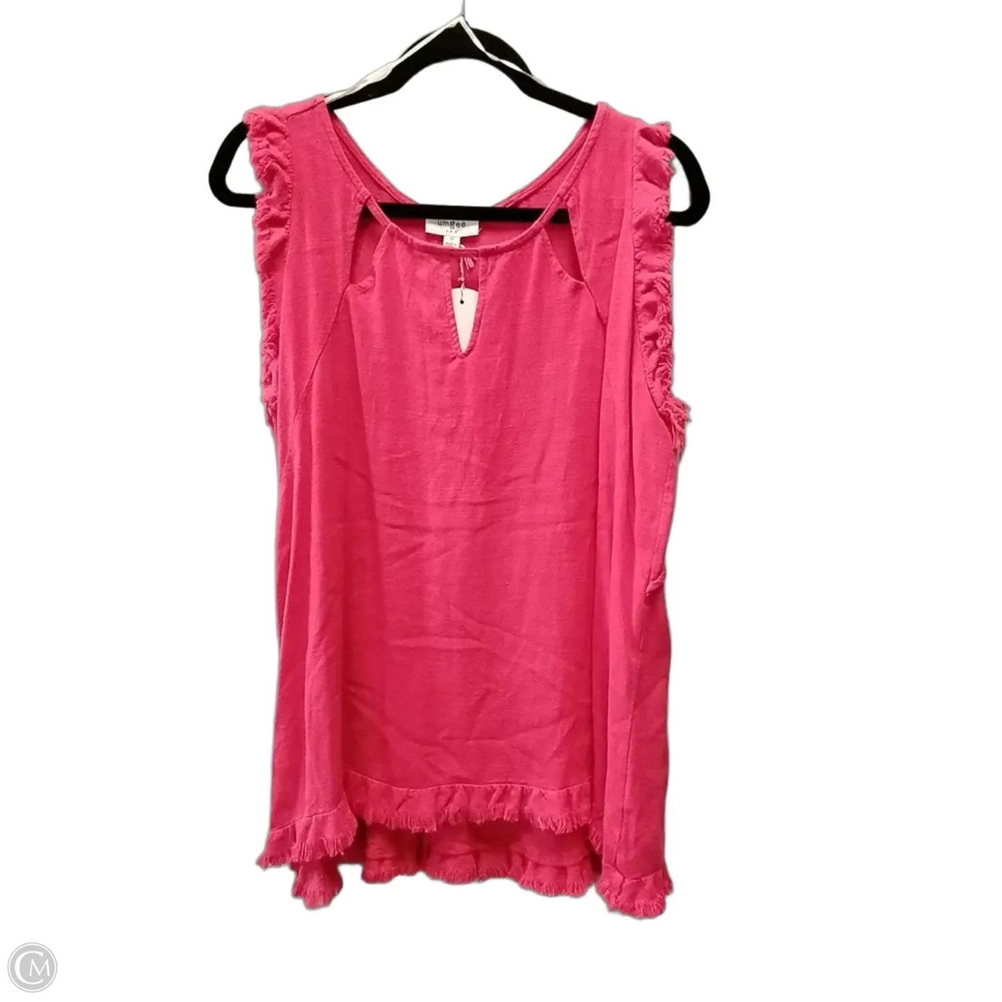 Blouse Sleeveless By Umgee In Red, Size: M