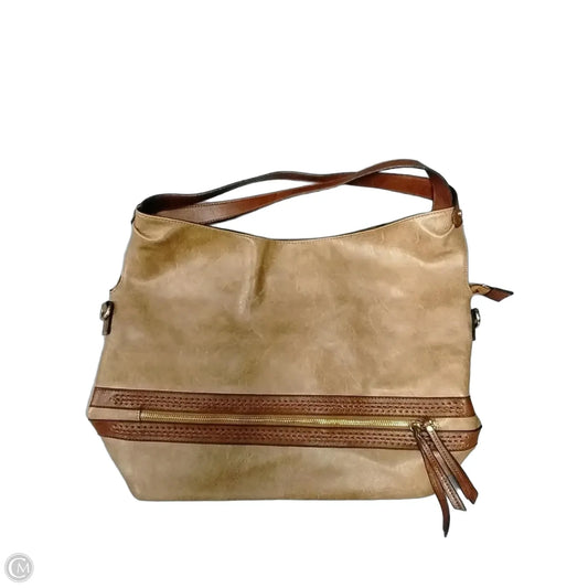 Handbag Leather By Clothes Mentor, Size: Large
