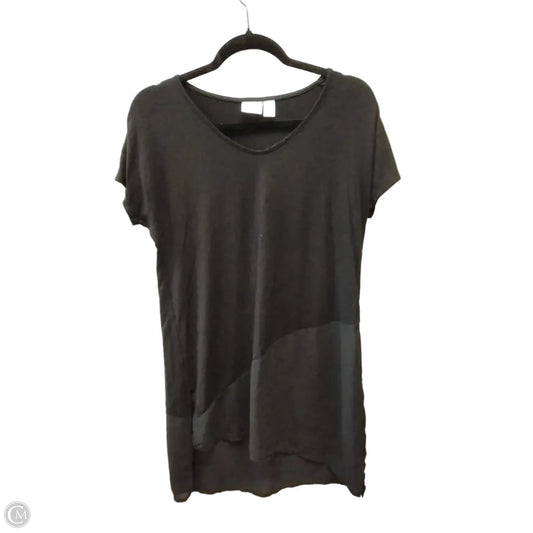 Blouse Short Sleeve By Chicos In Black, Size: S