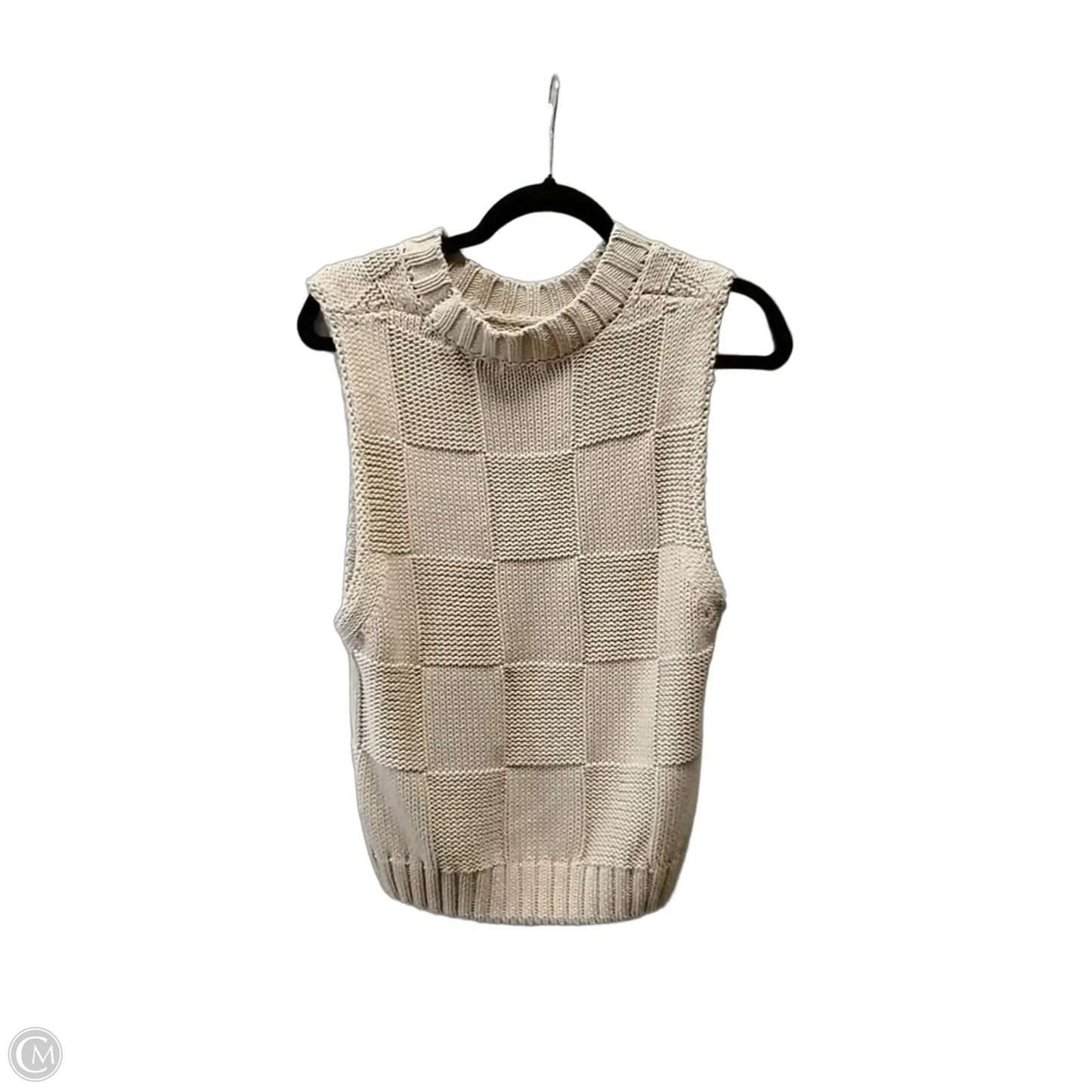 Vest Sweater By Cme In Beige, Size: S