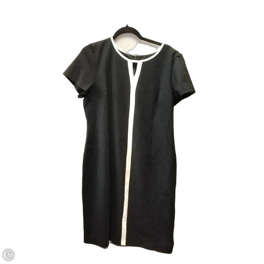 Dress Party Midi By Talbots In Black, Size: 14