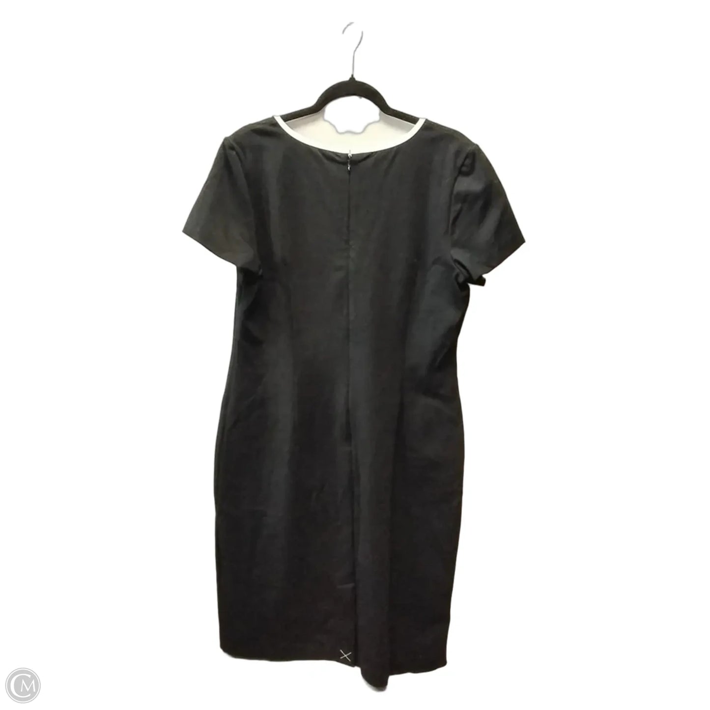 Dress Party Midi By Talbots In Black, Size: 14