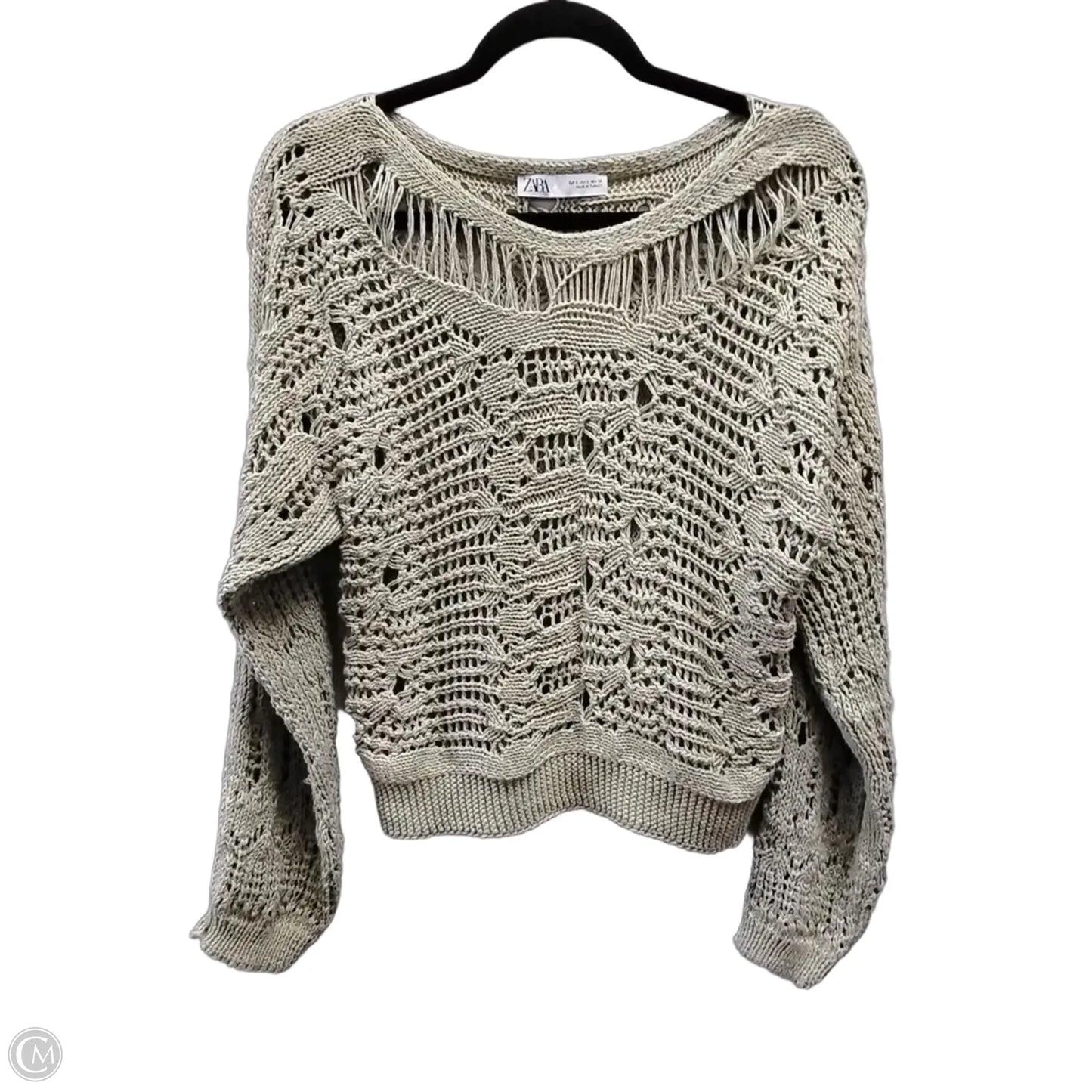 Sweater By Zara In Green, Size: S