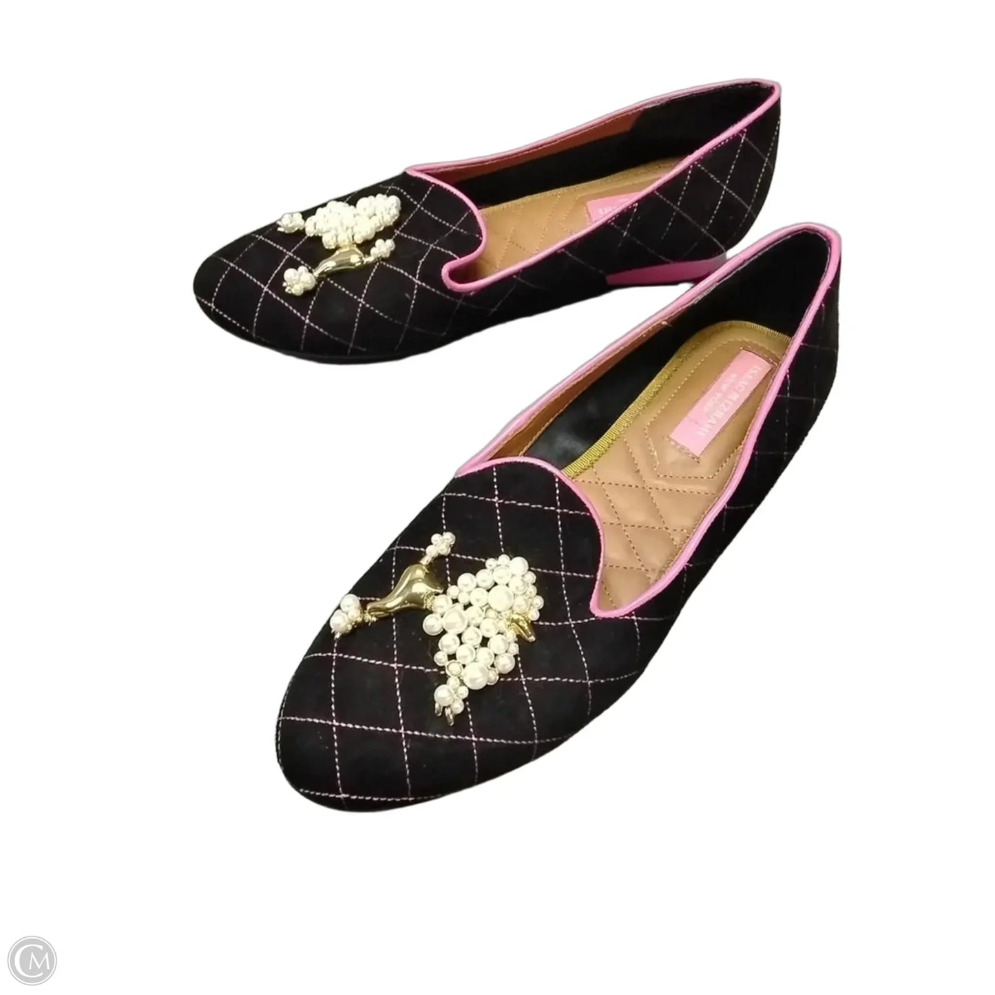 Shoes Flats By Isaac Mizrahi In Black & Pink, Size: 6.5