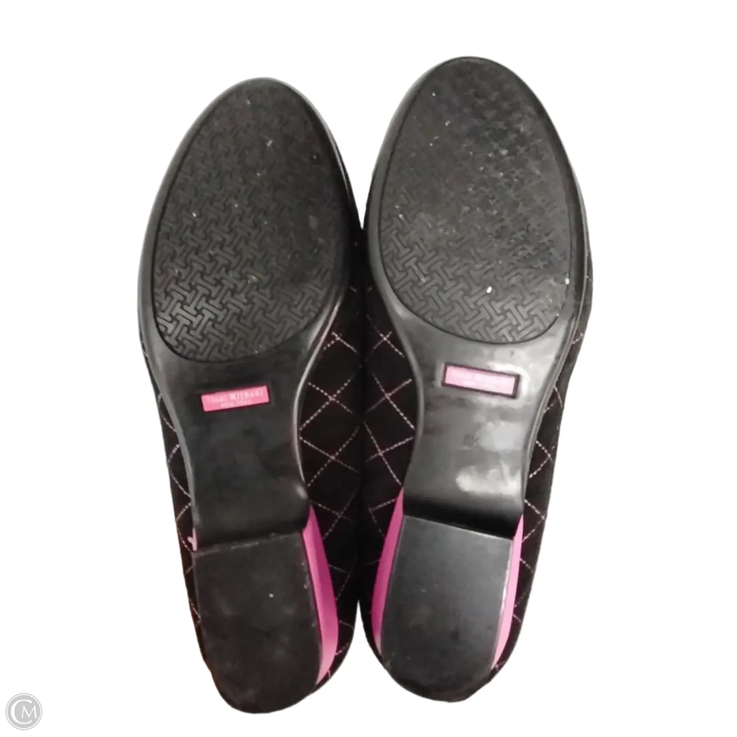 Shoes Flats By Isaac Mizrahi In Black & Pink, Size: 6.5