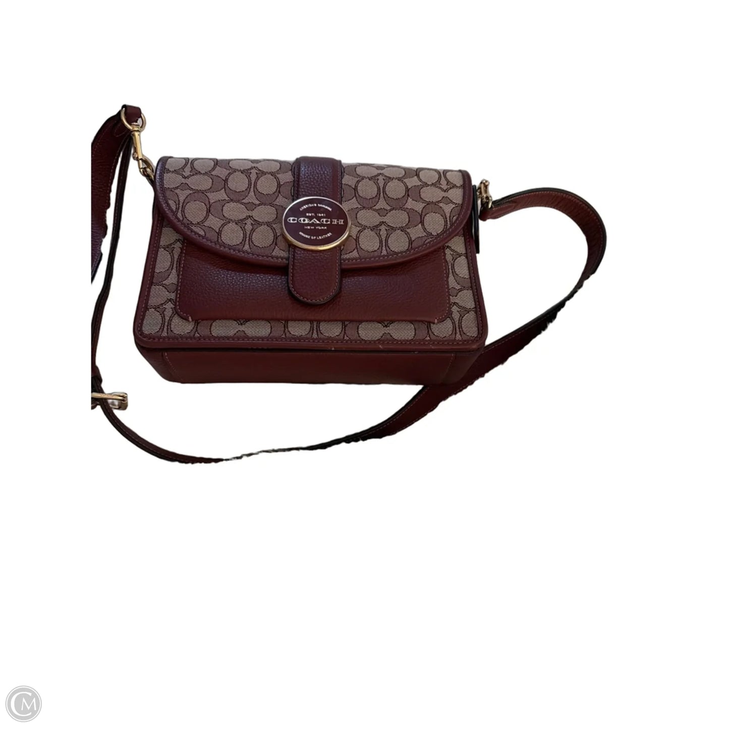 Crossbody Designer By Coach, Size: Medium