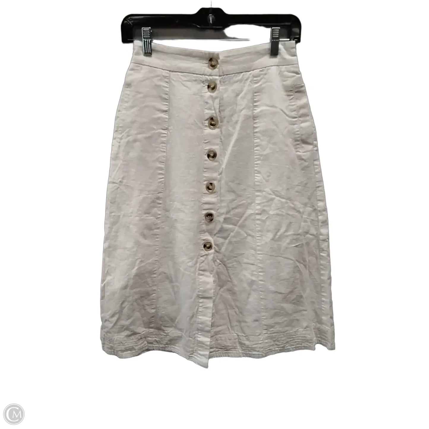 Skirt Maxi By Daniel Rainn In White, Size: 6
