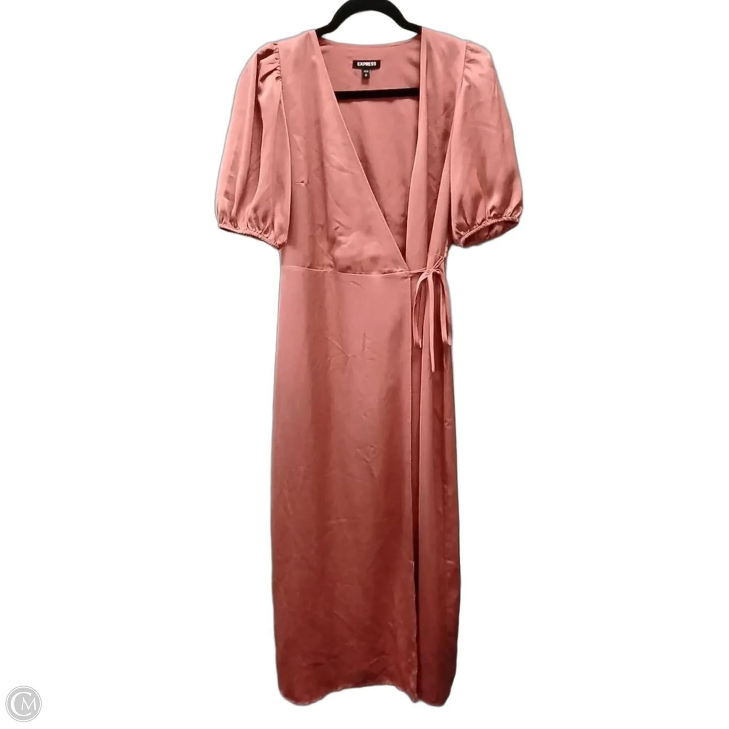 Dress Casual Maxi By Express In Coral, Size: 6