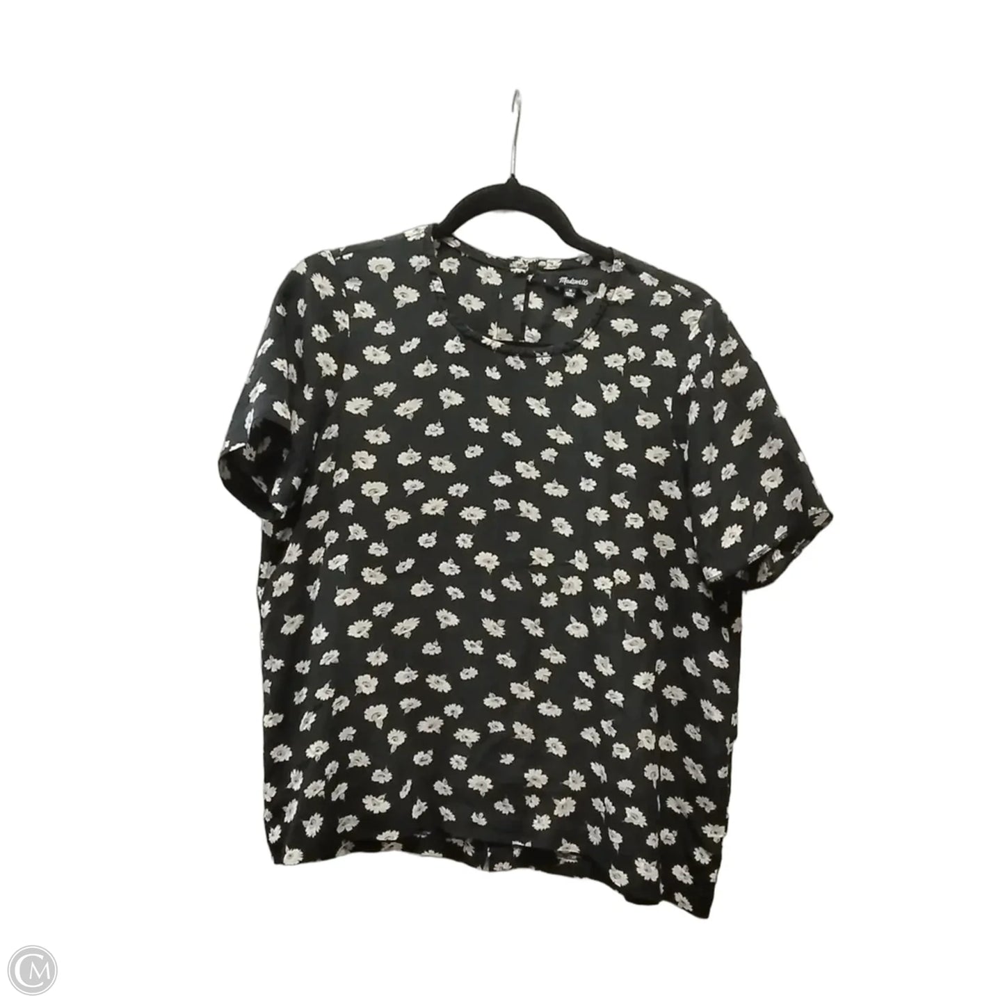 Blouse Short Sleeve By Madewell In Floral Print, Size: M