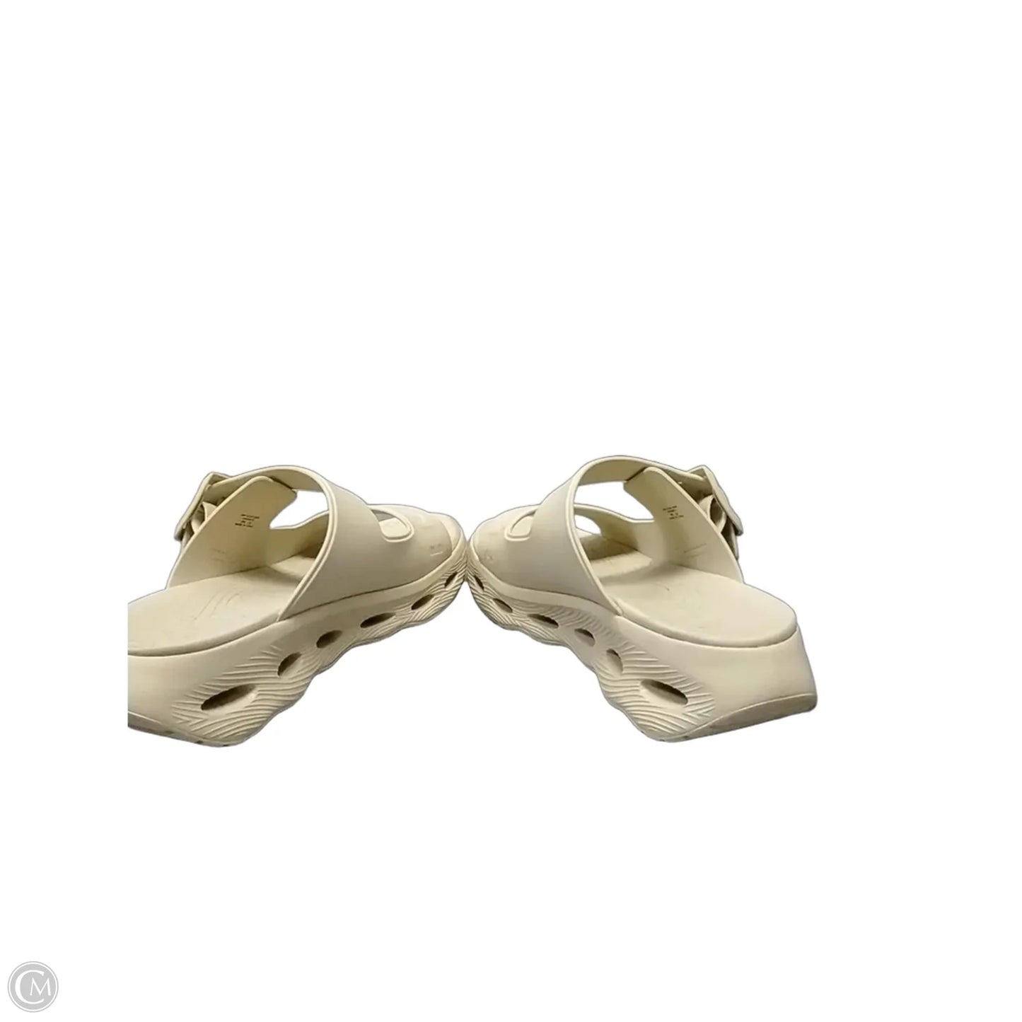Sandals Flip Flops By Hunter In Cream, Size: 8