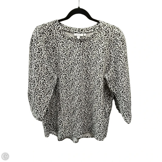 Top Long Sleeve By Chicos In Animal Print, Size: Xl