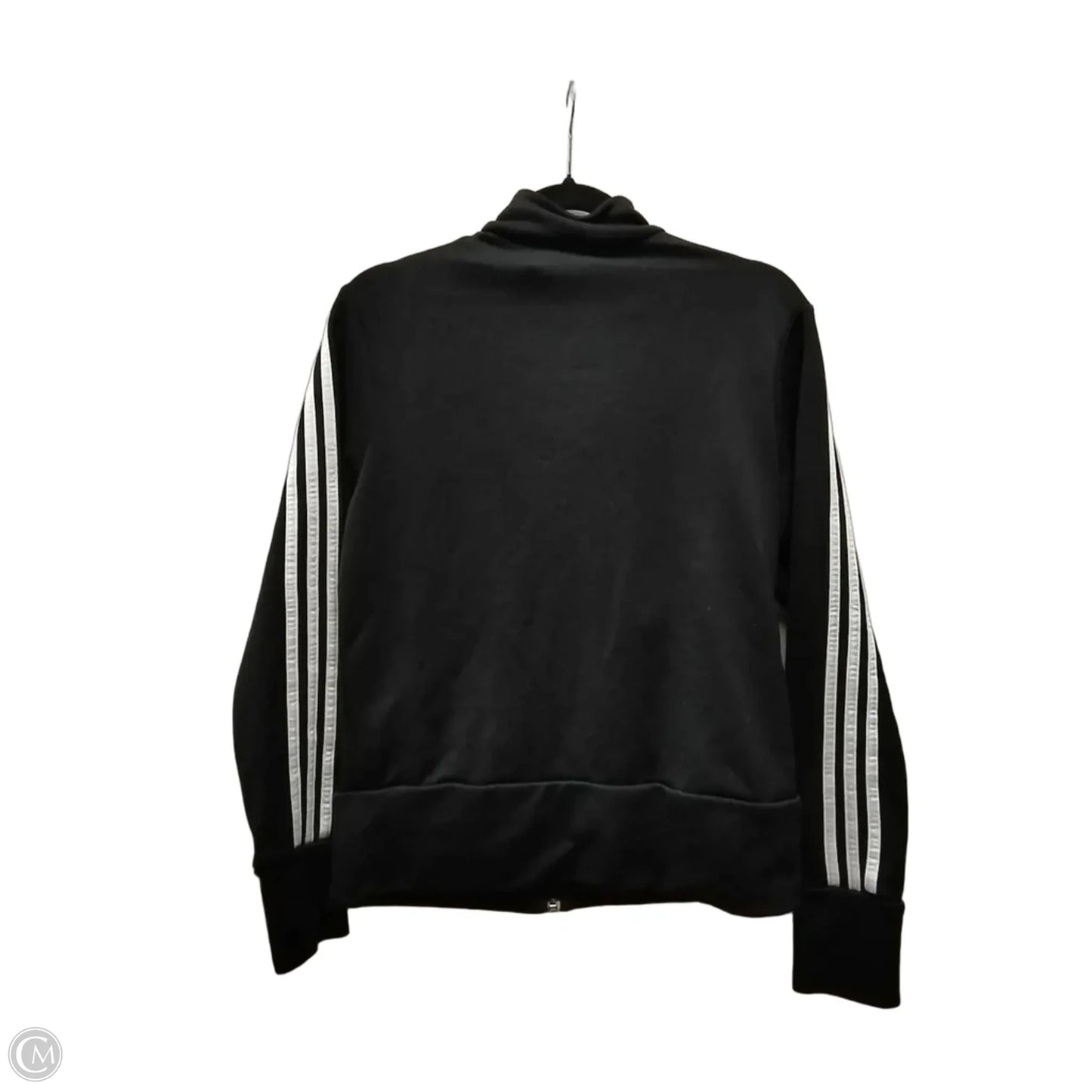 Athletic Jacket By Adidas In Black, Size: L
