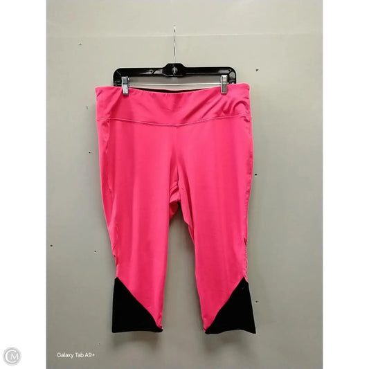 Athletic Pants By Livi Active In Pink, Size: 1x