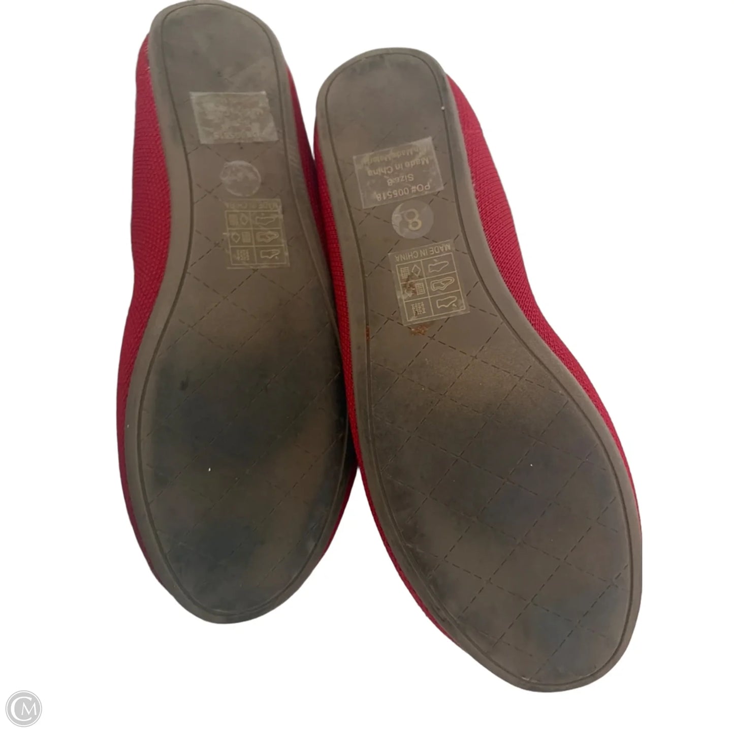 Shoes Flats By Journee In Red, Size: 8