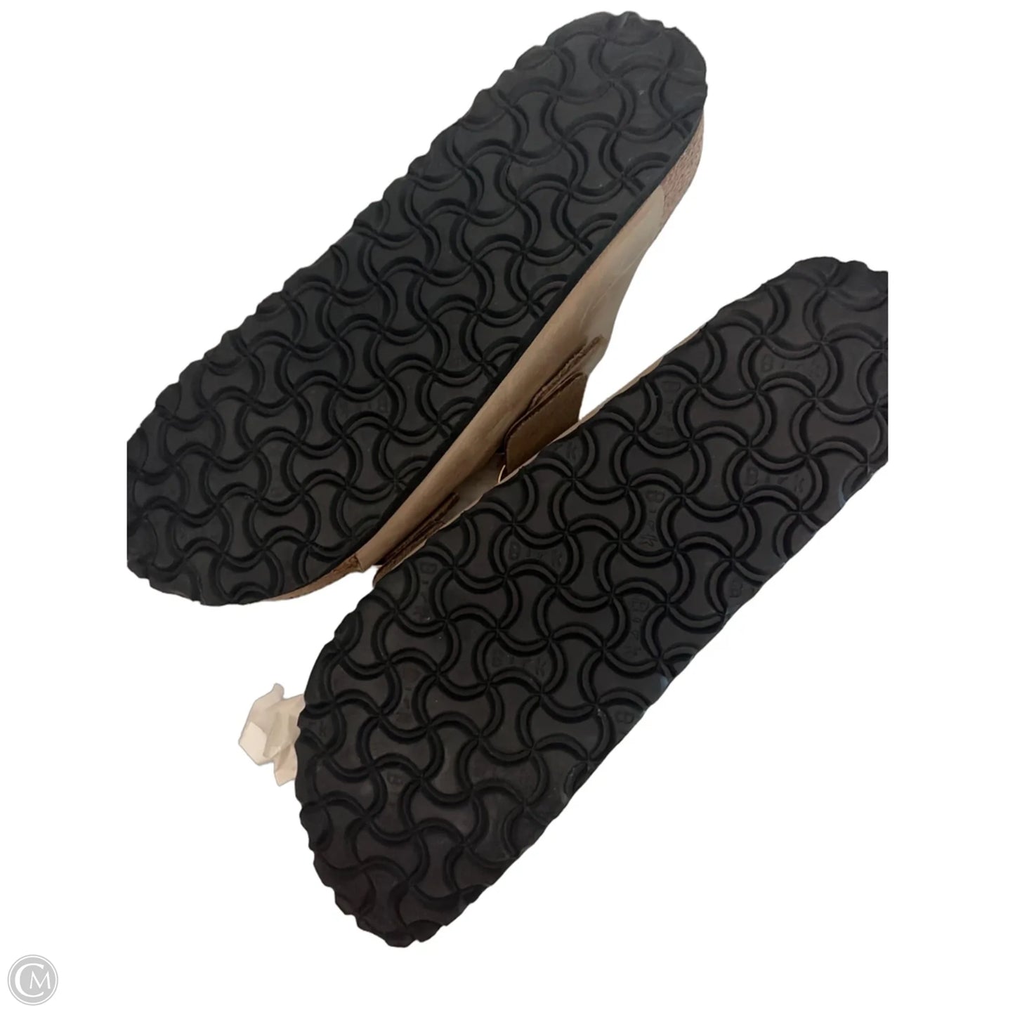 Sandals Flats By Birkenstock In Tan, Size: 11.5