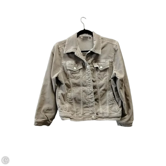Jacket Denim By Sonoma In Tan, Size: M